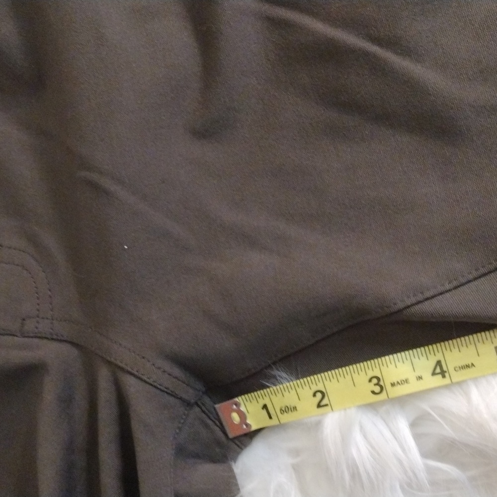 Liverpool Sienna pull-on leggings 10/30 dark olive - Picture 5 of 12